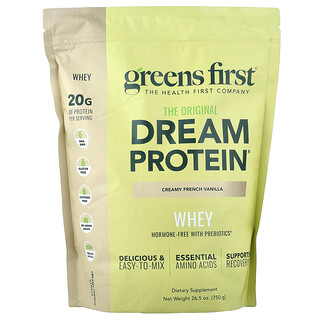Greens First, zer Dream Protein™ și vanilie franțuzească cremoasă, 750 g