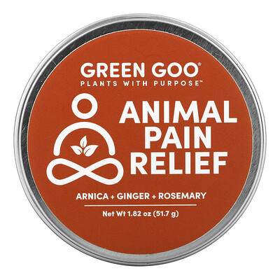 Green Goo Animal Pain Relief Salve, 1.82 oz (51.7 g)