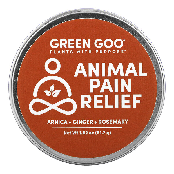 Green Goo‏, Animal Pain Relief Salve, 1.82 oz (51.7 g)