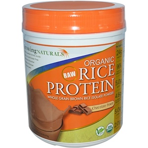 Отзывы о Гроуинг Нэчуралс, Organic Raw Rice Protein, Chocolate Power, 16.8 oz (476 g)