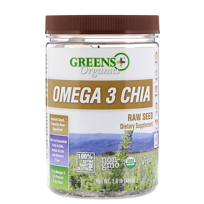 Greens Plus Omega 3 Chia, 1.0 lb (454 g)