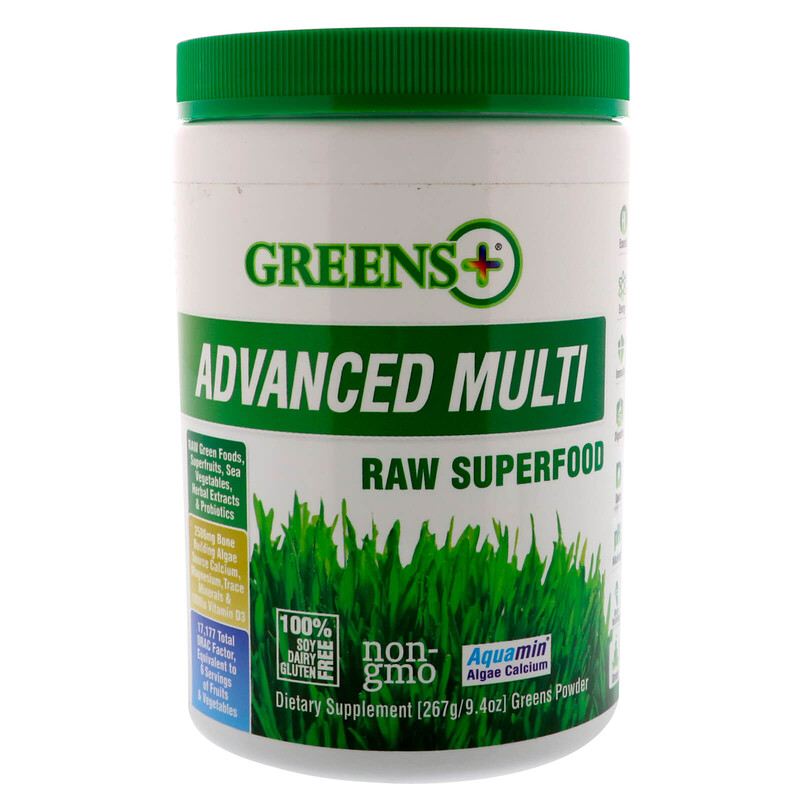 Greens Plus, Advanced Multi Raw Superfood, Greens Powder, 9.4 oz (276 g