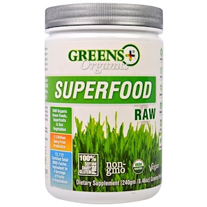 Greens Plus, Органический сырой суперпродукт, 8.46 унций (240 г)