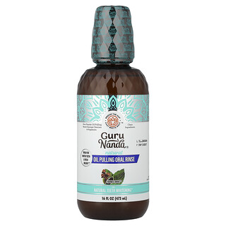 GuruNanda, ナチュラルオイルプリングオーラルリンス、ファームミント™、473ml（16液量オンス）