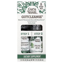 GutCleanse™, 2 кроки, 2 флакони по 30 мл