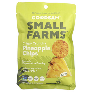 GoodSam, Small Farms™，酥脆脆片，菠蘿味，0.7 盎司（20 克）