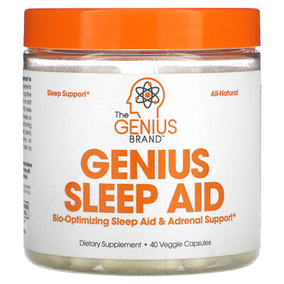 

The Genius Brand Genious Sleep Aid 40 Veggie Capsules