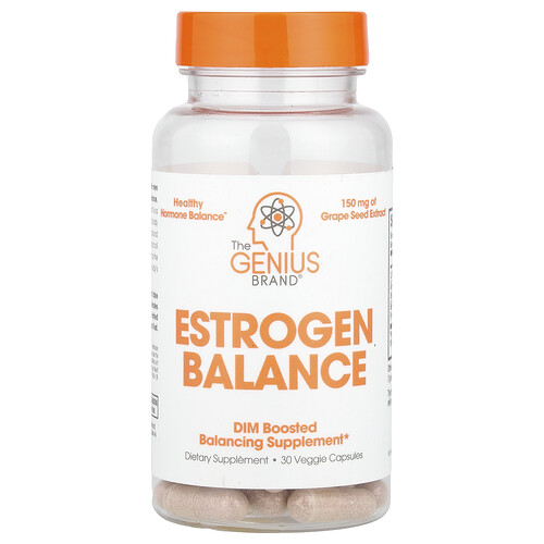 The Genius Brand, Estrogen Balance, Östrogengleichgewicht, 30 vegetarische Kapseln