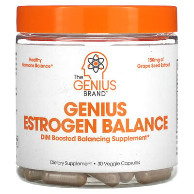 

The Genius Brand Genius Estrogen Balance 30 Veggie Capsules