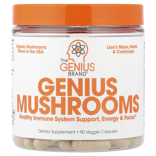 The Genius Brand, Genius Svampar, 90 Veggie Kapslar