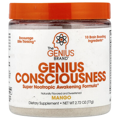 The Genius Brand, Conciencia de genio, Mango`` 77 g (2,72 oz)