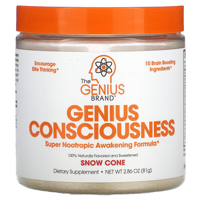 

The Genius Brand Genius Consciousness, снежный конус, 81 г (2,86 унции)