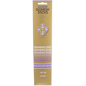 Отзывы о Gonesh, Extra Rich Incense Sticks, Frankincense, 20 Sticks