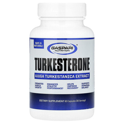 Product Image for Gaspari Nutrition, Turkesterone, 60 Capsules