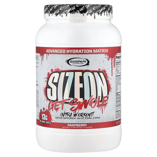 Gaspari Nutrition, SizeOn®, Get Swole, Intra Workout, Himbeere, 1,63 kg (3,59 lbs.)