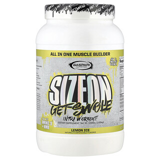 Gaspari Nutrition, SizeOn®, Turvotusta lievittävä, Treenin aikaiseen käyttöön, Sitruunajäätelö, 1,63 kg