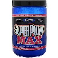 SuperPump Max, лучшая добавка для приема перед тренировкой, розовый лимонад, 1,41 фунта (640 г) - изображение