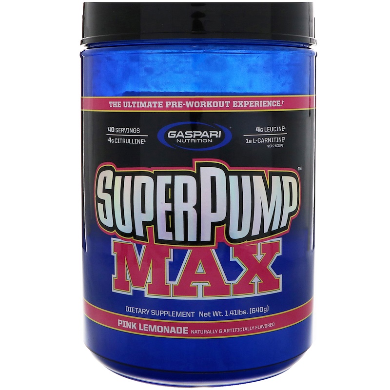 Gaspari Nutrition, SuperPump Max, The Ultimate PreWorkout