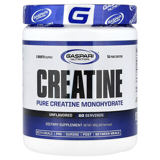 Gaspari Nutrition, креатин, без смакових добавок, 300 г