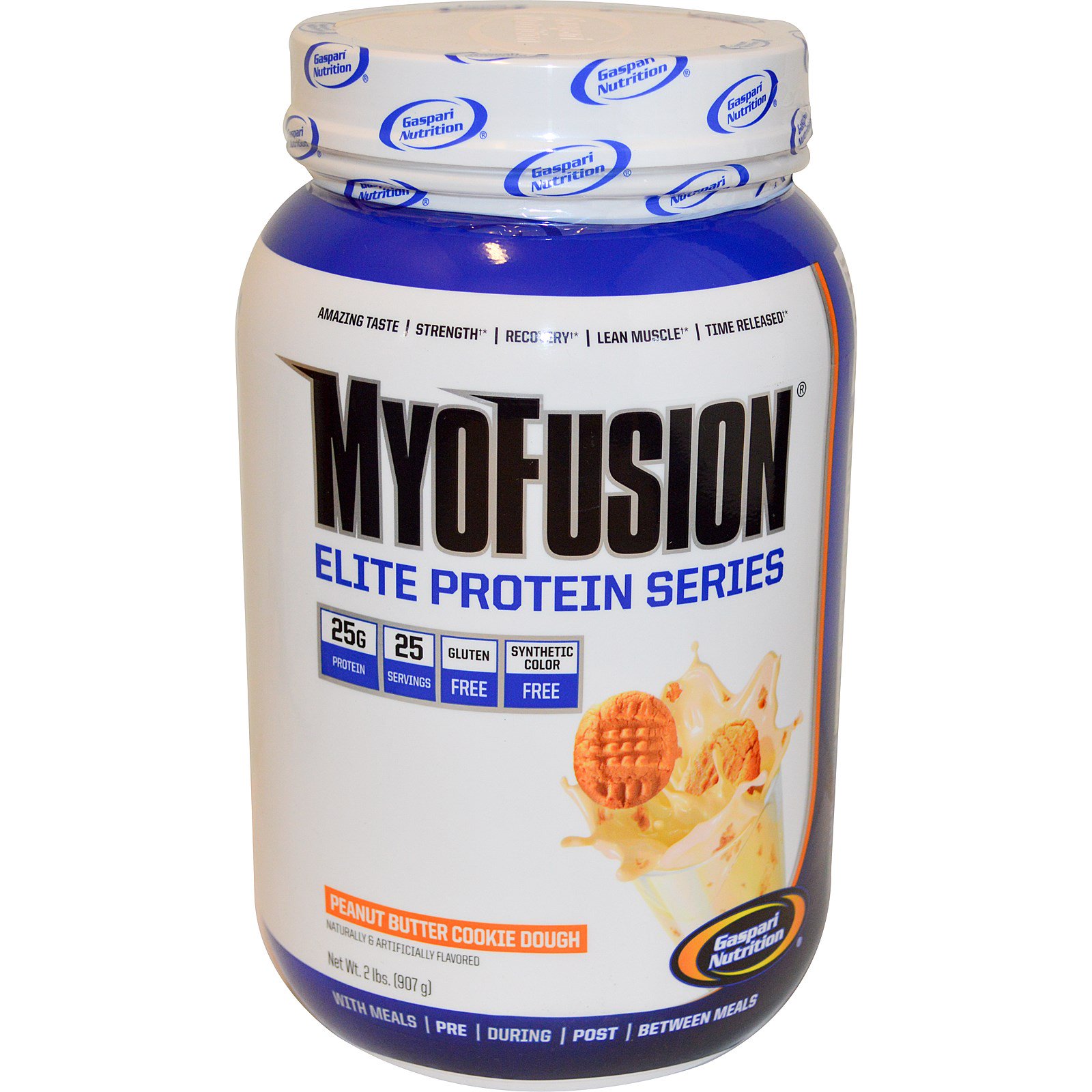 Gaspari Nutrition, MyoFusion, Elite Protein Series, Peanut Butter ...