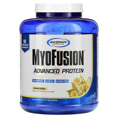 

Gaspari Nutrition MyoFusion улучшенный протеин банан и сливки 1 81 г (4 фунта)