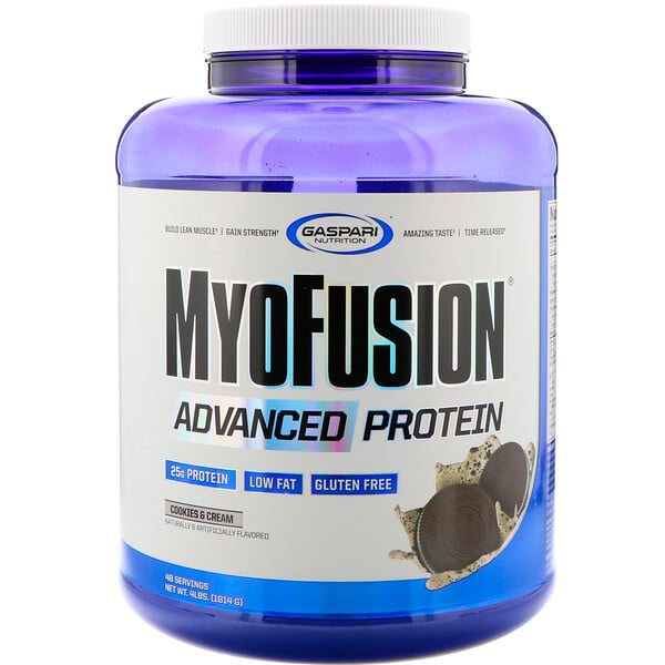 MyoFusion, Advanced Protein, Cookies & Cream, 4 lbs (1814 g)