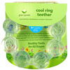 Green Sprouts, Cooling Ring Teether, 6+ Months, Clear, 1 Teether