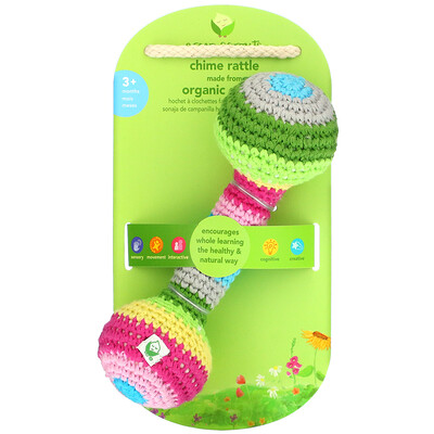 

Green Sprouts, Chime Rattle, 3+ Months, 1 Rattle