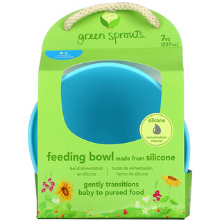 Green Sprouts, Feeding Bowl, Aqua