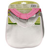 Green Sprouts, Stay Dry Milk Catcher Bibs, 0-6 Months, Pink Grey, 3 Pack
