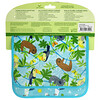 Green Sprouts‏, Reusable Insulated Sandwich Bags, 6+ Months, Aqua Llamas,  2 Pack