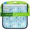 Green Sprouts, Reusable Insulated Sandwich Bags, 6+ Month, Aqua Swan, 2 Pack