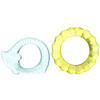 Green Sprouts‏, Cool Nature Teethers, 3+ Months, Yellow, Aqua, 2 Pack