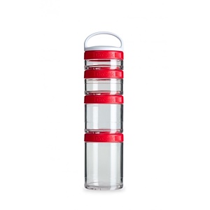 Отзывы о ГоуСтак, Portable Stackable Containers, Red, Starter 4 Pack
