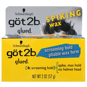 Отзывы о got2b, Glued, Spiking Wax, 2 oz (57 g)