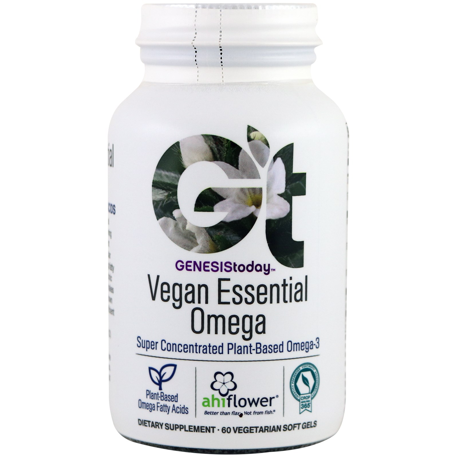 Genesis Today, Vegan Essential Omega, 60 Vegetarian Soft Gels