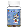 GummiKing, мультивитамины и микроэлементы, овощи, фрукты и клетчатка для детей, 60 жевательных таблеток