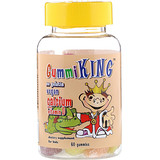 GummiKing, Кальций с витамином D для детей, 60 жевательных конфет отзывы