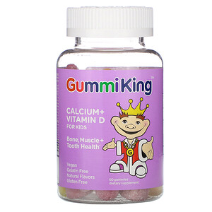 Отзывы о Гумми Кинг, Calcium + Vitamin D for Kids, 60 Gummies