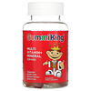 GummiKing, Multi Vitamin + Mineral For Kids, Grape, Lemon, Orange, Strawberry And Cherry Flavor, 60 Gummies