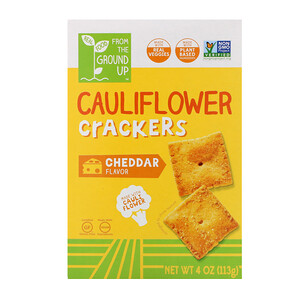 From The Ground Up, Cauliflower Crackers, Cheddar, 4 oz (113 g) отзывы