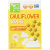 From The Ground Up, Cauliflower Stars, Baked Snack Crackers, Cheddar, 3.5 oz (99 g)