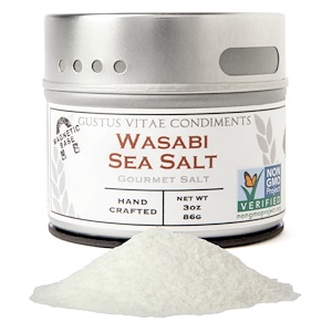 Отзывы о Густус Витаэ, Gourmet Salt, Wasabi Sea Salt, 3 oz (86 g)