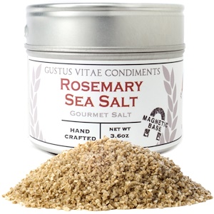 Отзывы о Густус Витаэ, Condiments, Gourmet Salt, Rosemary Sea Salt, 3.6 oz (102 g)