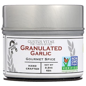 Отзывы о Густус Витаэ, Gourmet Spice, Granulated Garlic, 2.2 oz (62 g)