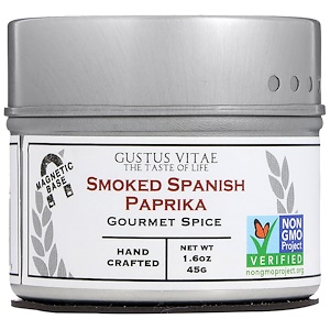 Густус Витаэ, Gourmet Spice, Smoked Spanish Paprika, 1.6 oz (45 g) отзывы