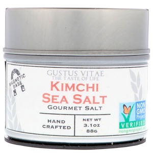 Отзывы о Густус Витаэ, Gourmet Salt, Kimchi Sea Salt, 3.1 oz (88 g)