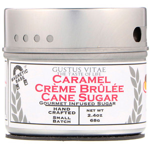 Отзывы о Густус Витаэ, Cane Sugar, Caramel Creme Brulee, 2.4 oz (68 g)