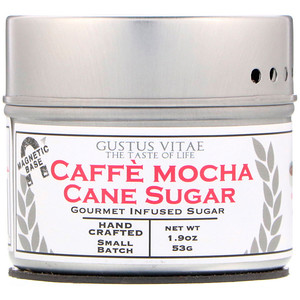 Отзывы о Густус Витаэ, Cane Sugar, Caffe Mocha, 1.9 oz (53 g)