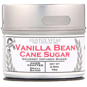 Отзывы о Густус Витаэ, Cane Sugar, Vanilla Bean, 2.5 oz (70 g)